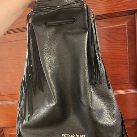 Victoria’s Secret Drawstring Fringe Bag Backpack - Picture 3 of 14